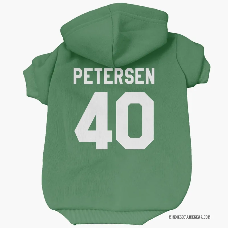 Cal Petersen  Green Minnesota Wild  Cat & Dog Pet Hoodie