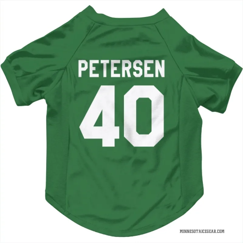 Cal Petersen  Green Minnesota Wild  Cat & Dog Pet Jersey