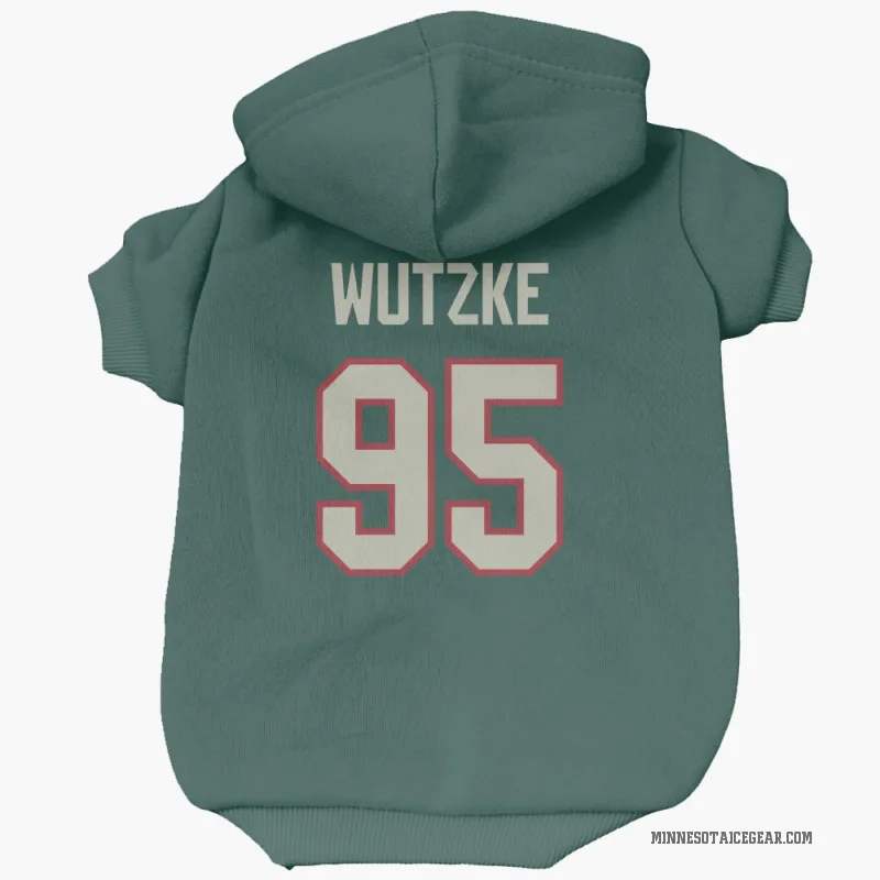 Chase Wutzke  Green Minnesota Wild   Dark  Cat & Dog Pet Hoodie