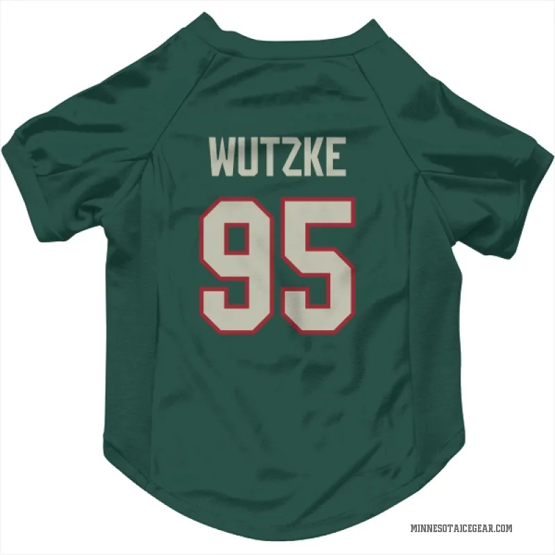 Chase Wutzke  Green Minnesota Wild   Dark  Cat & Dog Pet Jersey