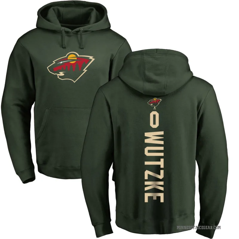 Chase Wutzke Youth Green Minnesota Wild Branded Backer Pullover Hoodie