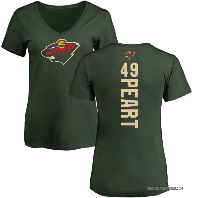 Jack Peart Women's Green Minnesota Wild Backer T-Shirt -