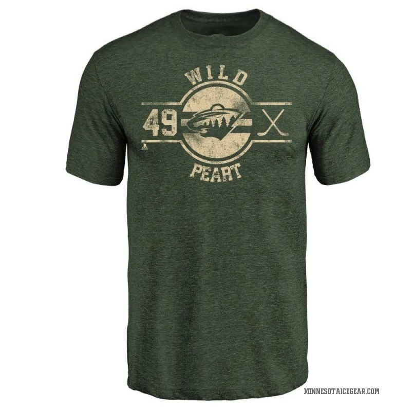 Jack Peart Youth Green Minnesota Wild Insignia T-Shirt -