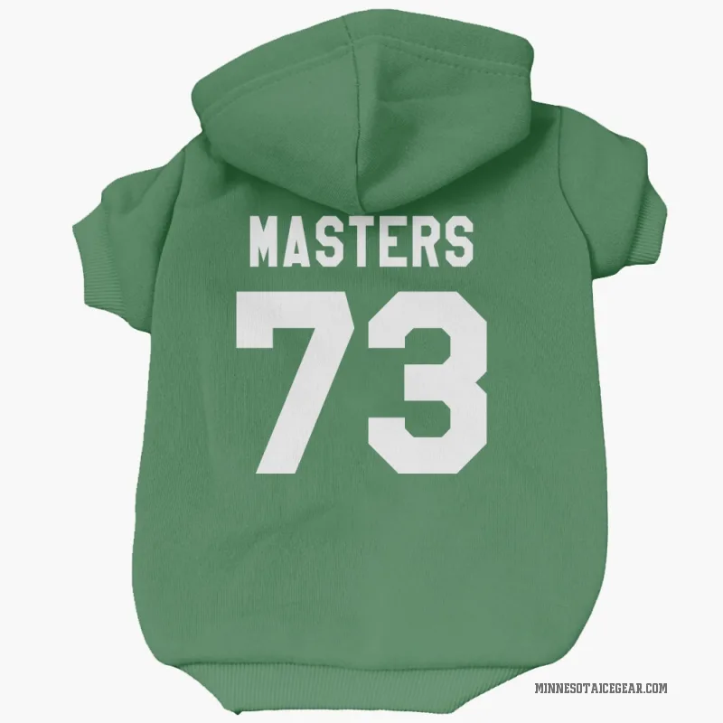 Kyle Masters  Green Minnesota Wild  Cat & Dog Pet Hoodie