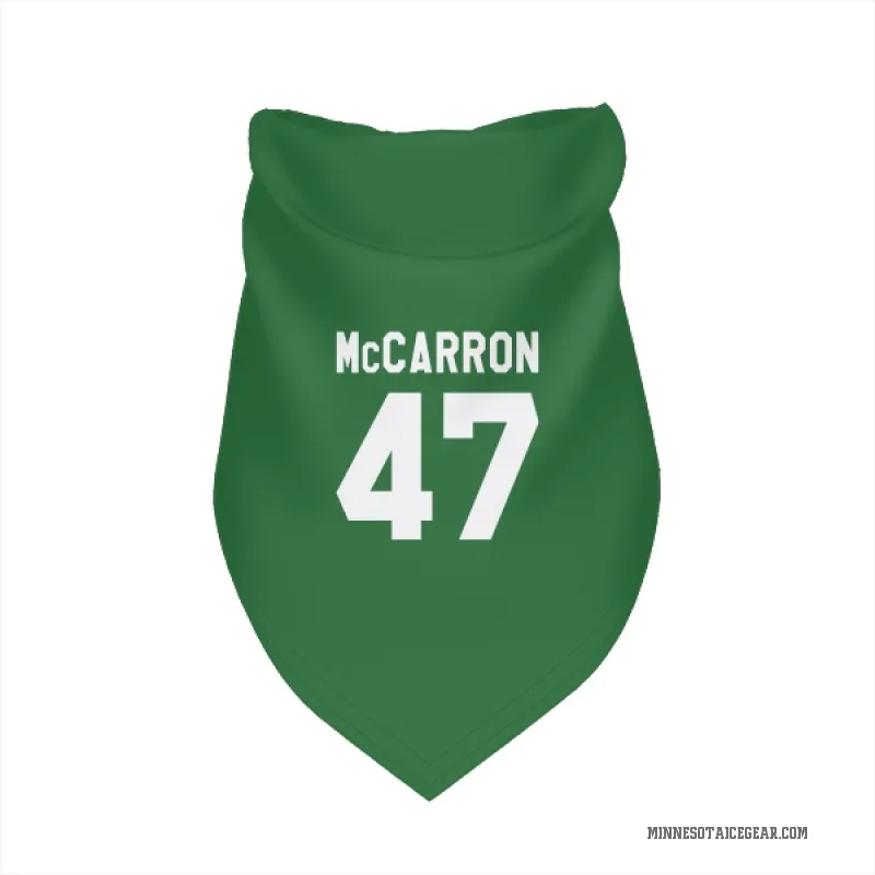Michael McCarron  Green Minnesota Wild  Cat & Dog Pet Bandana