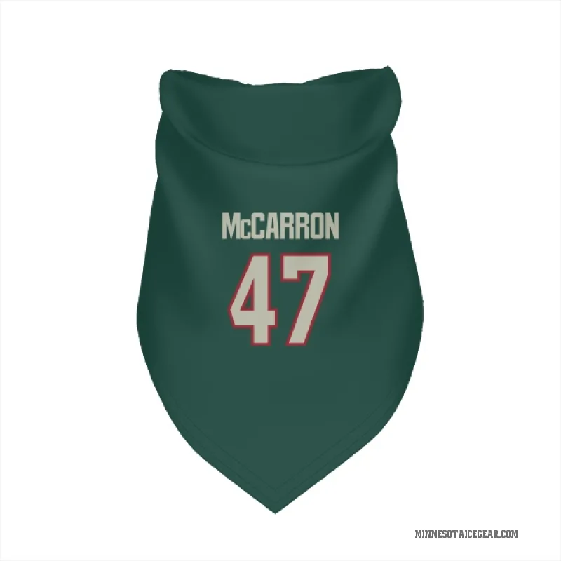 Michael McCarron  Green Minnesota Wild   Dark  Cat & Dog Pet Bandana