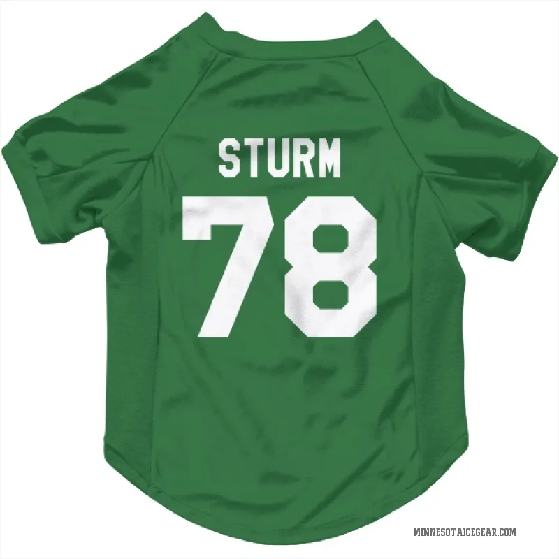Nico Sturm  Green Minnesota Wild  Cat & Dog Pet Jersey