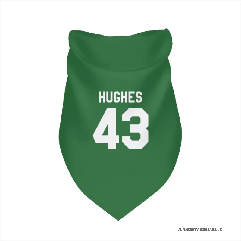 Quinn Hughes Green Minnesota Wild Cat & Dog Pet Bandana