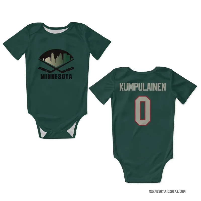 Rasmus Kumpulainen Green Minnesota Wild Dark Newborn & Infant Bodysuit