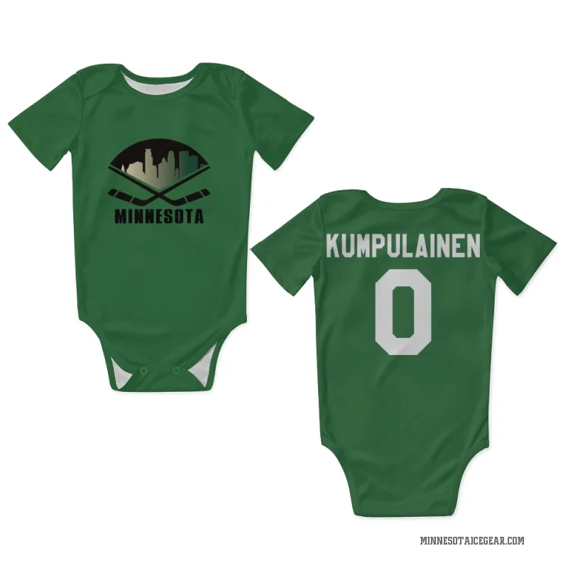 Rasmus Kumpulainen Green Minnesota Wild Newborn & Infant Bodysuit