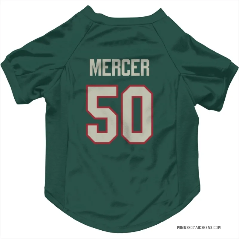 Riley Mercer  Green Minnesota Wild   Dark  Cat & Dog Pet Jersey