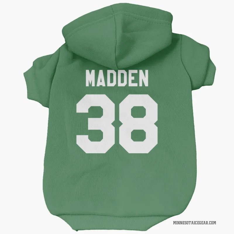 Tyler Madden  Green Minnesota Wild  Cat & Dog Pet Hoodie