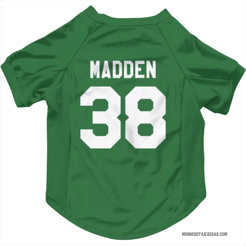 Tyler Madden  Green Minnesota Wild  Cat & Dog Pet Jersey