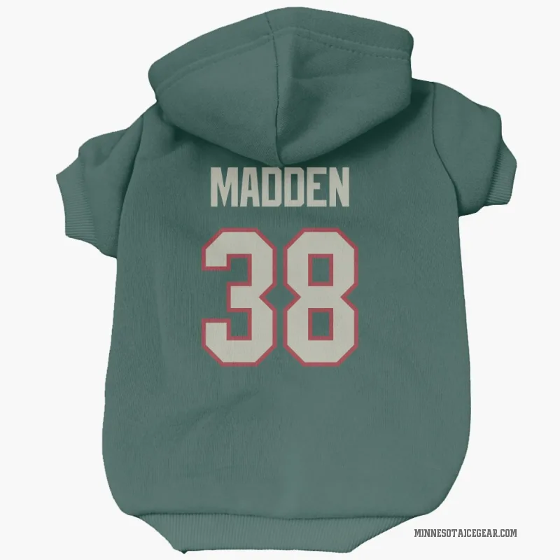 Tyler Madden  Green Minnesota Wild   Dark  Cat & Dog Pet Hoodie