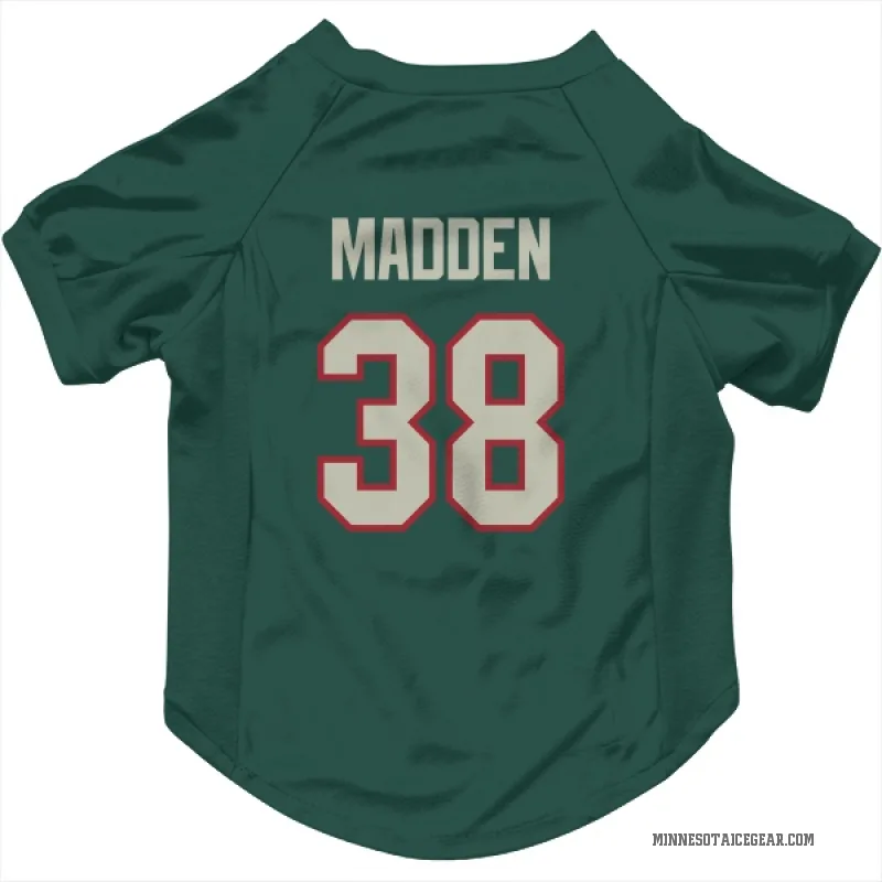 Tyler Madden  Green Minnesota Wild   Dark  Cat & Dog Pet Jersey