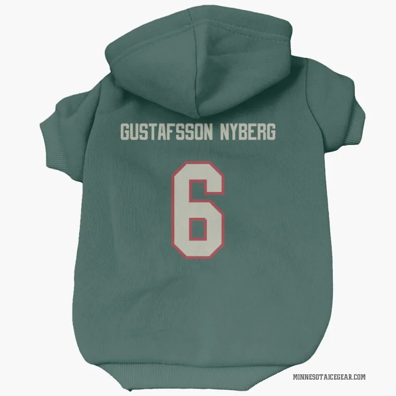 Viking Gustafsson Nyberg  Green Minnesota Wild   Dark  Cat & Dog Pet Hoodie