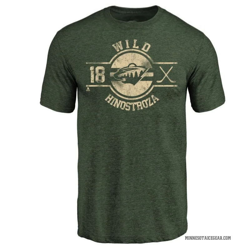 Vinnie Hinostroza Youth Green Minnesota Wild Insignia T-Shirt -